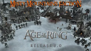 Age of the Ring 8.0 I Misty Mountains Faction Showcase I BFME II RotWK #gameplay #letsplay