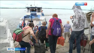 Смотрите в 21:05. Комиссия администрации Хабаровска проверит уровень Амура у краевой столицы