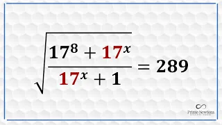 A  high school exponential equation