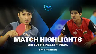 Jain Payas vs Malik Yashansh | WTT Youth Contender Muscat | U19 | BS | Finals