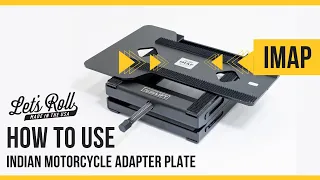 🔧 How To Use the Indian Motorcycle Adapter Plate | Let's Roll Cruiser Motorcycle Dolly: Safe & Easy