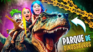 AVENTURA JURÁSSICA EM FAMÍLIA 🦖 O MAIOR PARQUE DE DINOSSAUROS DO BRASIL ( Alec GO! Vlogs )