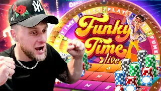 FUNKY TIME LIVE WHEEL GAME WOULD NOT STOP PAYING - EVOLUTION