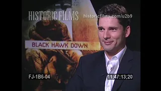 Black Hawk Down Eric Bana Interview Press Junket (2001)