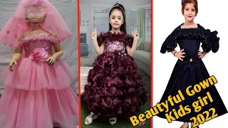 Party Wear Top Stylish  Gown Dress Designs Ideas For Kids🌹 Princes Style Birthday Dresses 2021