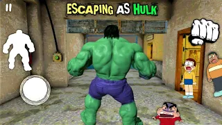 Hulk Banke Kiya Van Escape | Escaping As Hulk In Evil Nun With Shinchan & Nobita