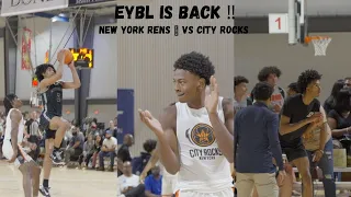 EYBL IS BACK 🍑 New York Rens vs City Rocks Ft. Dylan Harper, Delquan Warren, Naas Cunningham ‼️