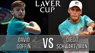 David Goffin Vs Diego Schwartzman - Laver Cup 2018 (Highlights HD)