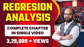 Regression Analysis Statistics Complete Chapter in Single Video | Correlation and Regression