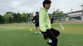 [축구레슨] 정다훤 선수의 기본기 향상, 드리블&슈팅 훈련 6강_(FC헤라클레스)