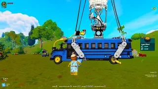 I made a battle bus in Lego Fortnite..💀