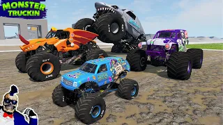 Monster Truck Mud Battle #2 | BeamNG Drive | Mace Mace Tv