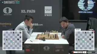 Hikaru Nakamura Loses to Ding Liren and loses his chance for the World Chess Championship:( #chess