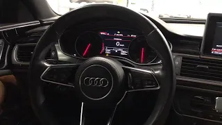 Установка многоцветной подсветки Audi A6C7