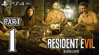 RESIDENT EVIL 7 Biohazard Walkthrough PART 1 (PS4 Pro) No Commentary Gameplay @ 1080p HD ✔