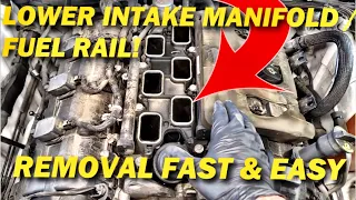 2011-2023 DODGE CHARGER CHALLENGER 3.6L V6 LOWER INTAKE MANIFOLD/FUEL RAIL REMOVAL FAST & EASY