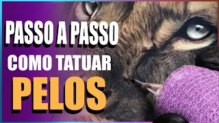 ✅PASSO A PASSO COMO TATUAR PELOS DE FORMA FÁCIL