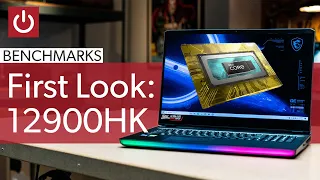 First Intel 12th-Gen Laptop Performance Benchmarks w/ Core i9-12900HK