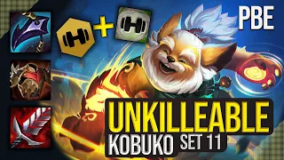 Lucky Paws + 8 Bruisers Makes KOBUKO a Solid Unit | TFT Set 11 PBE