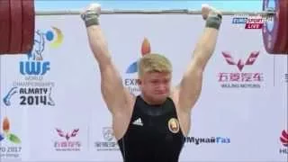 2014 World Weightlifting Championships 85kg Men (English)