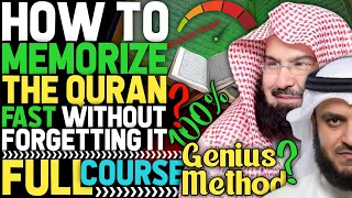 How to Memorize Quran Fast and not Forget it | How to Memorize Quran | Full course | Quran