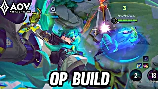 AOV : ZATA GAMEPLAY | BEST BUILD - ARENA OF VALOR LIÊNQUÂNMOBILE ROV COT