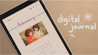 🌷digital journal setup using samsung notes ~