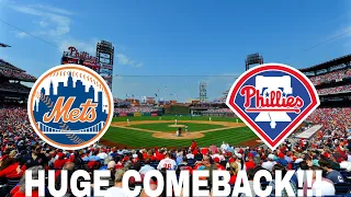 Huge Late Inning Comeback! Phillies vs Mets Game Highlights 4/11/22