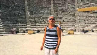 Singing in the great Theatre of Epidaurus