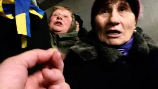 12 01 Харьков Евромайдауны скандируют СМЕРТЬ ВОРОГАМ в метро!
