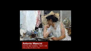 Antonio Mancini, Donna alla toeletta