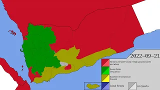 Yemeni Civil War: Every Day (Feb 2014–Sep 2022)