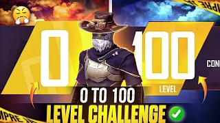 01 TO 100 LEVEL CHALLENGE 🥵 in Garena Free Fire Solo Rank Susing #gwdev