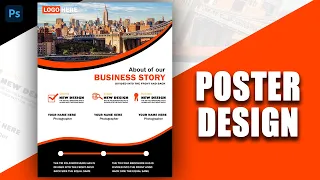 Business Poster Design in Photoshop Tutorial | #ps #business #design #photoshoptutorial #graphics