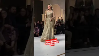 Saboor Aly Entry At Hum Bridal Couture Week 2024 😍 Pakistani Bridal Dress 2024
