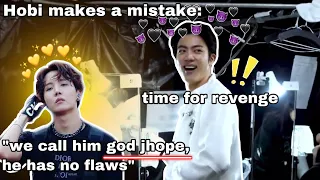 Rare times Hobi made mistakes on stage! | Having no flaws is his flaw- Namjoon