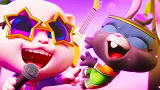 Talking Tom 🐱 Müzik, dans, eğlence 🎵🎶 Kısa Animasyon Derleme ⭐ Super Toons TV Animasyon