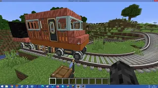 jak zrobić pociąg w minecraft create mod