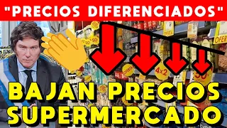 BAJAN PRECIOS SUPERMERCADOS: BAJAN 20%, PRIVADOS SE PONEN DE ACUERDO Y SACAN "PRECIOS DIFERENCIADOS"