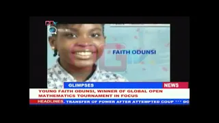 Focus on Faith Odunsi, Winner of Global Open Mathematics Tournament.