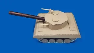 How to Make a Cardboard War Tank, which Shoots | Sagaz Perenne