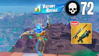 72 Elimination Solo vs Squads Wins (Fortnite Chapter 5 Season 2 Gameplay Ps4 Controller)