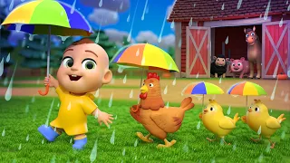 Rain Rain Go Away (Animal Version) | Newborn Baby Songs & Nursery Rhymes