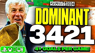 Gasperini’s DOMINANT 3-4-2-1 FM24 Tactic! | 4 Goals Per Game!