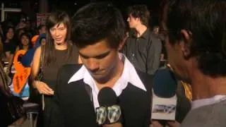 Taylor Lautner at the Twilight Premier