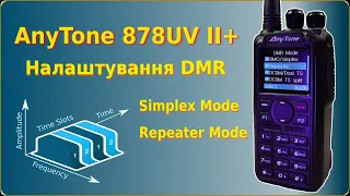 AnyTone 878UV II Plus - Налаштування каналу DMR