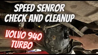 Volvo 940 turbo speed sensor check and cleanup