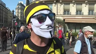 "Uns gibt es immer noch" - neue Gelbwesten-Proteste in Frankreich