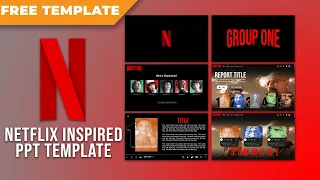 How to Make NETFLIX INSPIRED POWERPOINT Design Template | FREE TEMPLATE