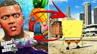 SPONGEBOB and FRANKLIN switch BODIES in GTA 5